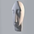 Artistic Gypsum Head Sculpture 3D model small image 2