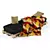 Title: Cozy Autumn Pallet Sofa 3D model small image 1