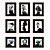 Double Exposure Portraits Set | 2 Sizes 3D model small image 1