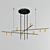 Tribal Vibe Chandelier 3D model small image 1
