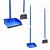 Efficient Broom Dustpan Set 3D model small image 1