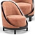 Title: Velvet Marmont Accent Chair 3D model small image 1