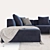 Viggo Sofa Set: Luxurious, Elegant, and Timeless 3D model small image 2