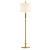 Gilded Lotus Silk Shades Floor Lamp 3D model small image 1