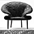 Scribbled Comfort: Doodle Sofa & Armchair 3D model small image 2
