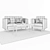 Stylish Landskrona Sofa: Comfortable and Chic 3D model small image 3