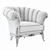Luxury Boulle Mantel: Exquisite Design 3D model small image 3