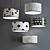 Metropolight Suspensions - Set of Five 3D model small image 1