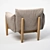 Elegant Tapio Armchairs: Exquisite Design & Unmatched Comfort 3D model small image 2