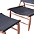 Stellar Works Triangle Chair & Ottoman 3D model small image 6