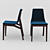 Fameg A-1621: Stylish Wood Chair 3D model small image 2
