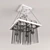 Piatto Glass Pendant Lamp 3D model small image 2