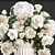 Elegant White Blossom Bouquet 3D model small image 2