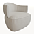 Elegant Larzia Armchair 3D model small image 2