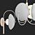 Brass Aperture Chandelier & Sconce 3D model small image 2