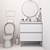 Modern Bathroom Furniture Set 3D model small image 2