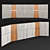 Merkurio Flou Headboard - Modern Height: 1600mm 3D model small image 1