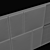 Merkurio Flou Headboard - Modern Height: 1600mm 3D model small image 3