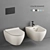 GSI ceramica + CEA: Stylish Bathroom Set 3D model small image 1