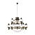 Orion Wiener Nostalgie Chandelier 3D model small image 1