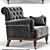 Bogart Accent Chair: Stylish and Comfortable 3D model small image 2