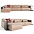 Luxurious Cassiopea Sofa: Poltrona Frau's Finest 3D model small image 1