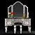 Modern Vanity Dressing Table: Niels Elegance 3D model small image 1