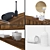 Stylish Telescope Decor Set 3D model small image 2
