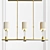 Baker Trianon Ceiling Light: Elegant Illumination for Your Space 3D model small image 1