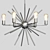 Elegant Carnegie Chandelier 3D model small image 1