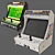 Retro Arcade Gaming System 3D model small image 1