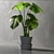 Monstera Leaf Wall Decor 3D model small image 2