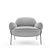Elegant Bernhardt Kashan Armchair 3D model small image 3