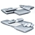 Agio Paola Lenti 3-Seater Sofa 3D model small image 2