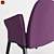 Modern Chair: KRISTALIA Plate 50 3D model small image 2