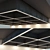 Modern Beam Ceiling with Integrated Lighting 3D model small image 3