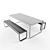 Stylish Bellevie Table by Fermob 3D model small image 1