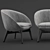 Title: Luxurious Minotti Lounge Set 3D model small image 2