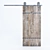  Rustic Aspen Barn Door 3D model small image 1