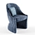 Designer Armchair: Tracey by Visionnaire 3D model small image 1