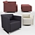  COR Quant Armchairs 3D model small image 1