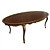 Classic Veneer Table - 2400 3D model small image 2