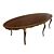Classic Veneer Table 3000: Elegant and Timeless. 3D model small image 2