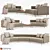 Modern Carrera Sofa: Sleek Design & Ergonomic Comfort 3D model small image 1
