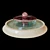 Elegant Stone Round Fountain 3D model small image 1