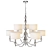 Evi Collection 9-Light Crystal Chandelier 3D model small image 1