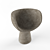 Rustic Stone Throne 3D model small image 1