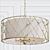 Elegant Cromwell Gold Chandelier 3D model small image 2