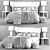 Luxurious Roberto Cavalli Guam Bed 3D model small image 3