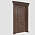 Elegant Ebony Door 3D model small image 2